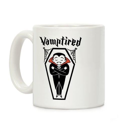 Vamptired Tired Vampire Coffee Mug