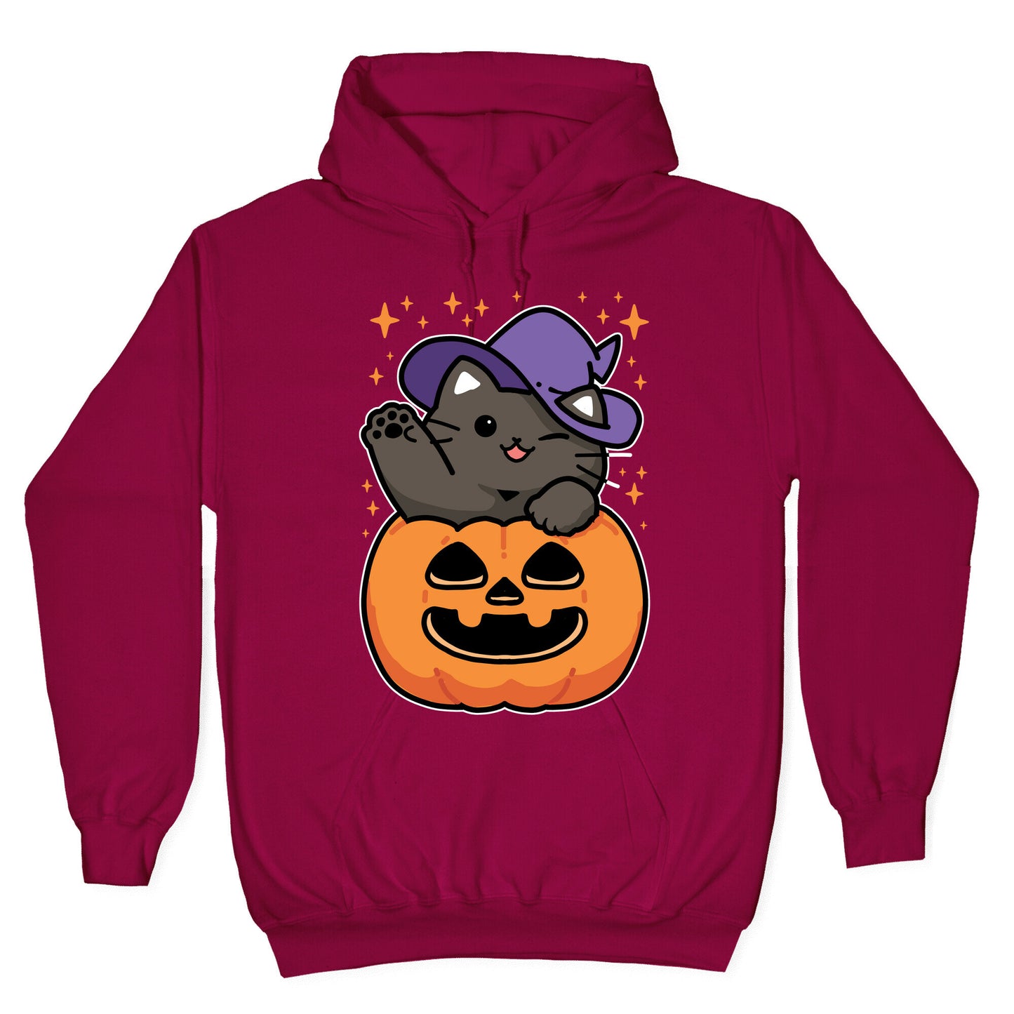 Cute Halloween Cat Hoodie