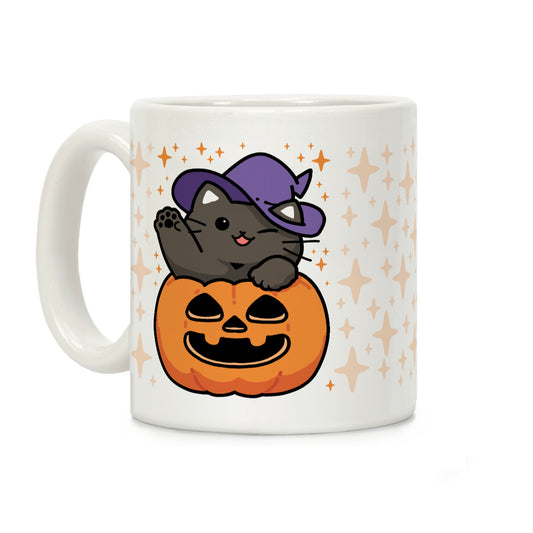 Cute Halloween Cat Coffee Mug
