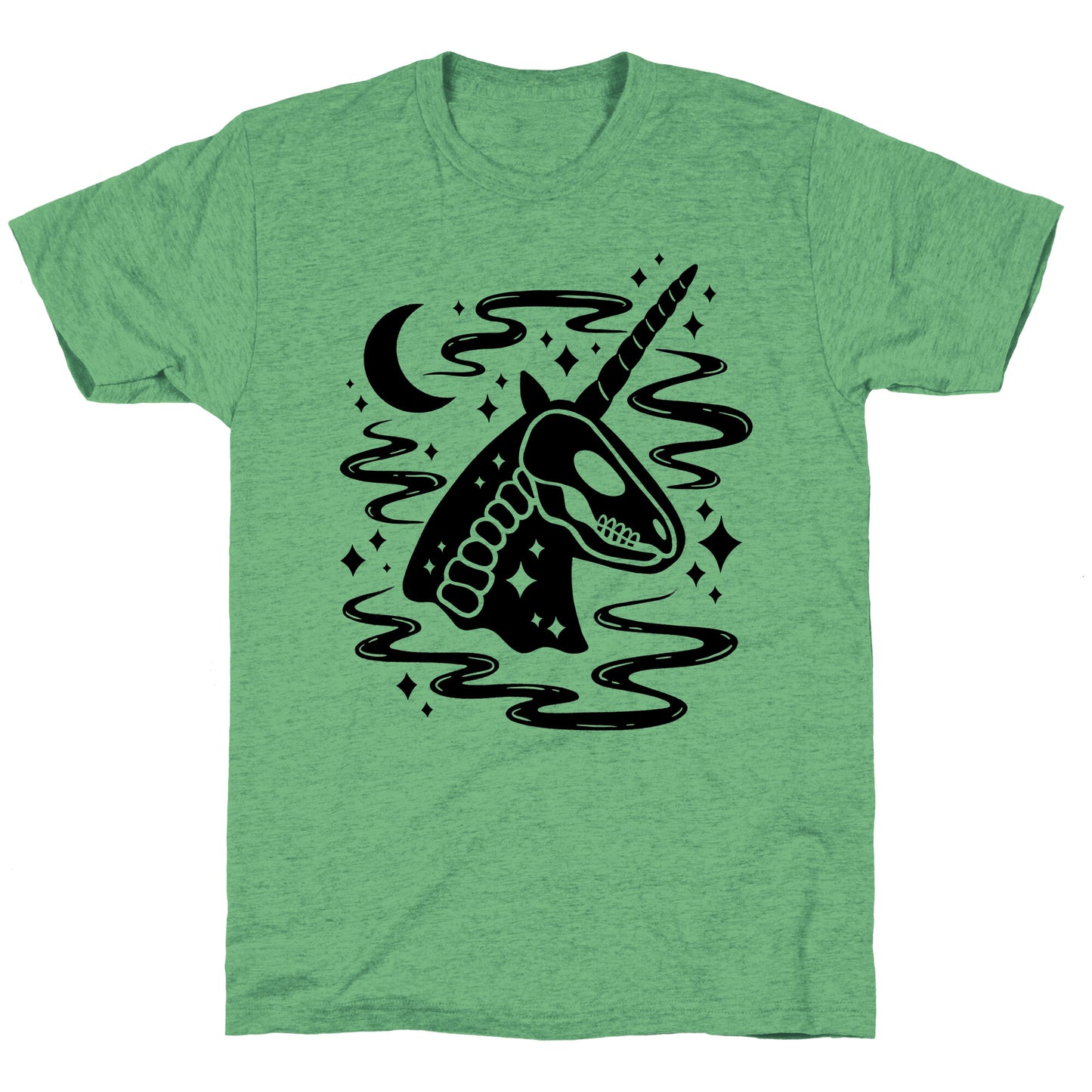 Spooky Ghost Unicorn Unisex Triblend Tee