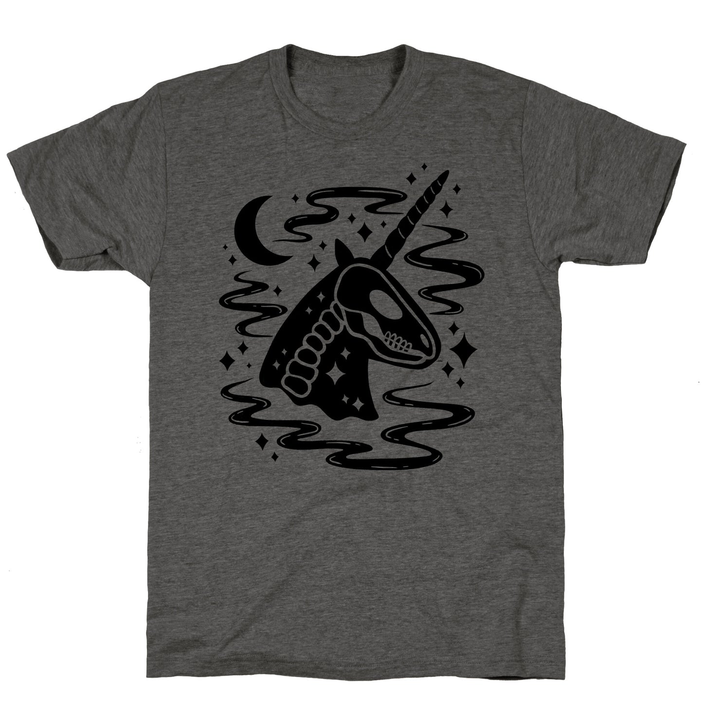 Spooky Ghost Unicorn Unisex Triblend Tee