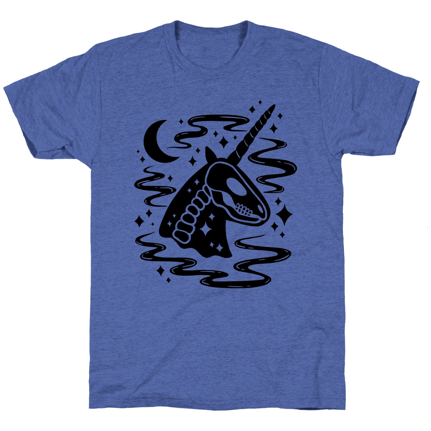 Spooky Ghost Unicorn Unisex Triblend Tee