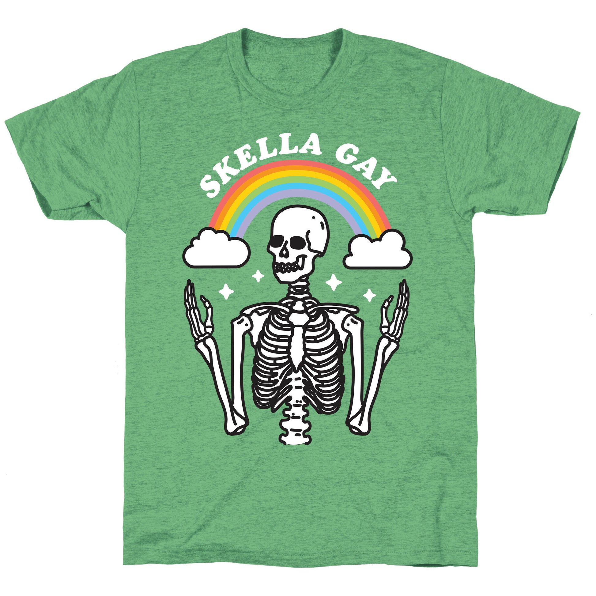 Skella Gay Skeleton Unisex Triblend Tee
