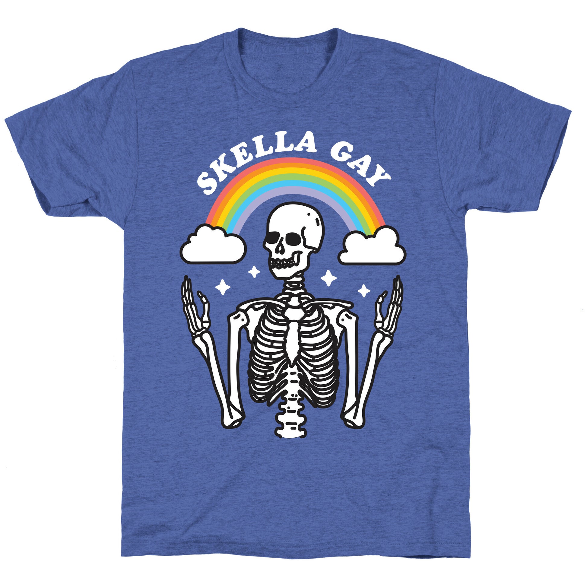 Skella Gay Skeleton Unisex Triblend Tee