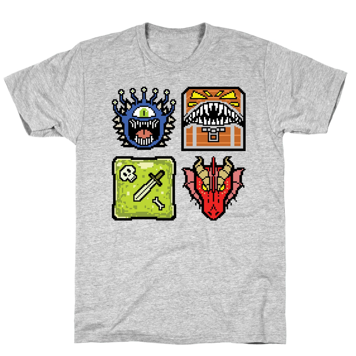 Pixel DnD Monsters T-Shirt