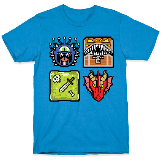 Pixel DnD Monsters T-Shirt