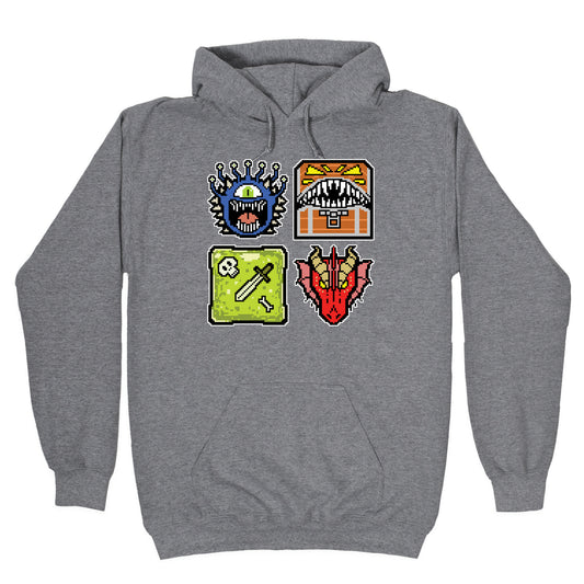Pixel DnD Monsters Hoodie