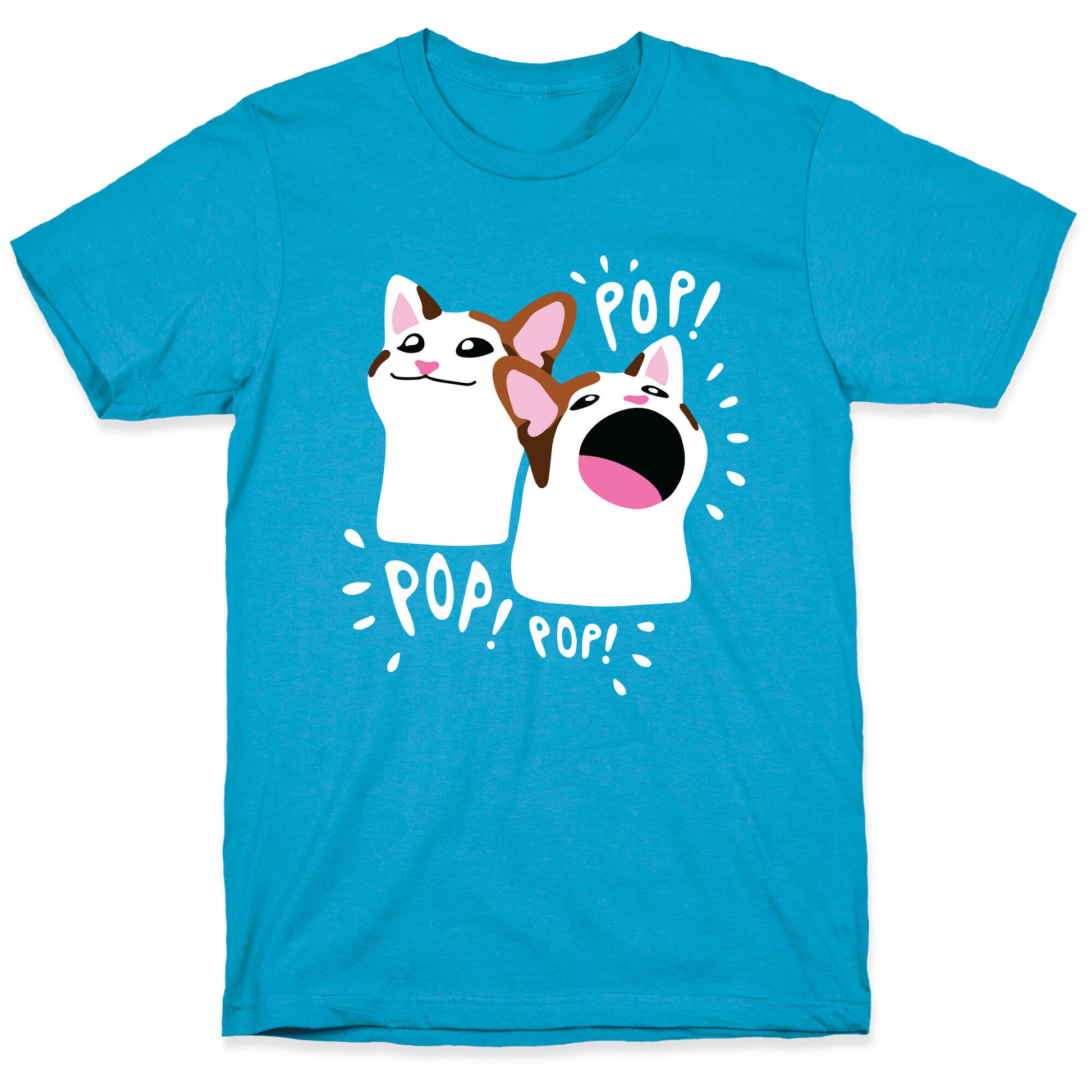 Pop Cat Unisex Triblend Tee