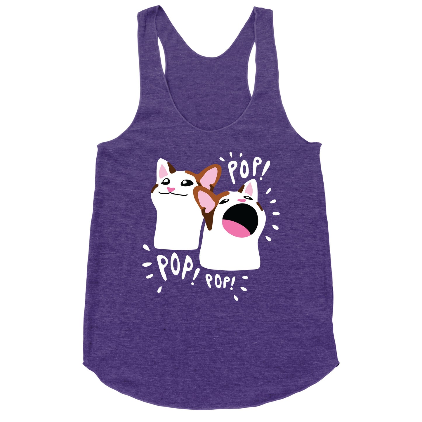 Pop Cat Racerback Tank