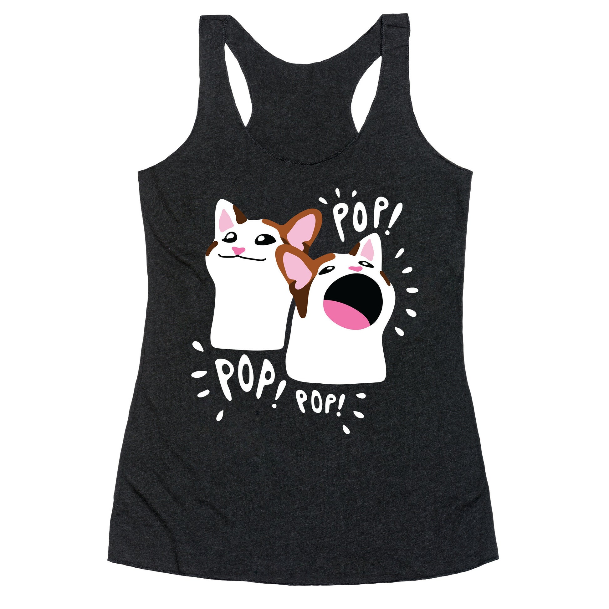 Pop Cat Racerback Tank