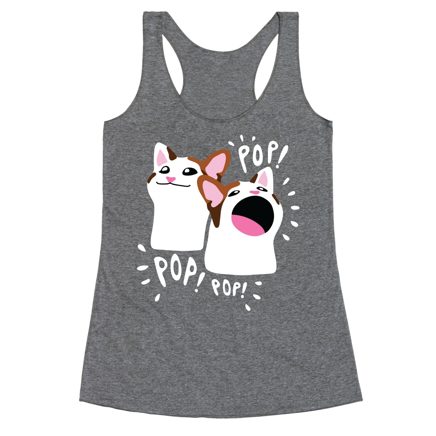 Pop Cat Racerback Tank