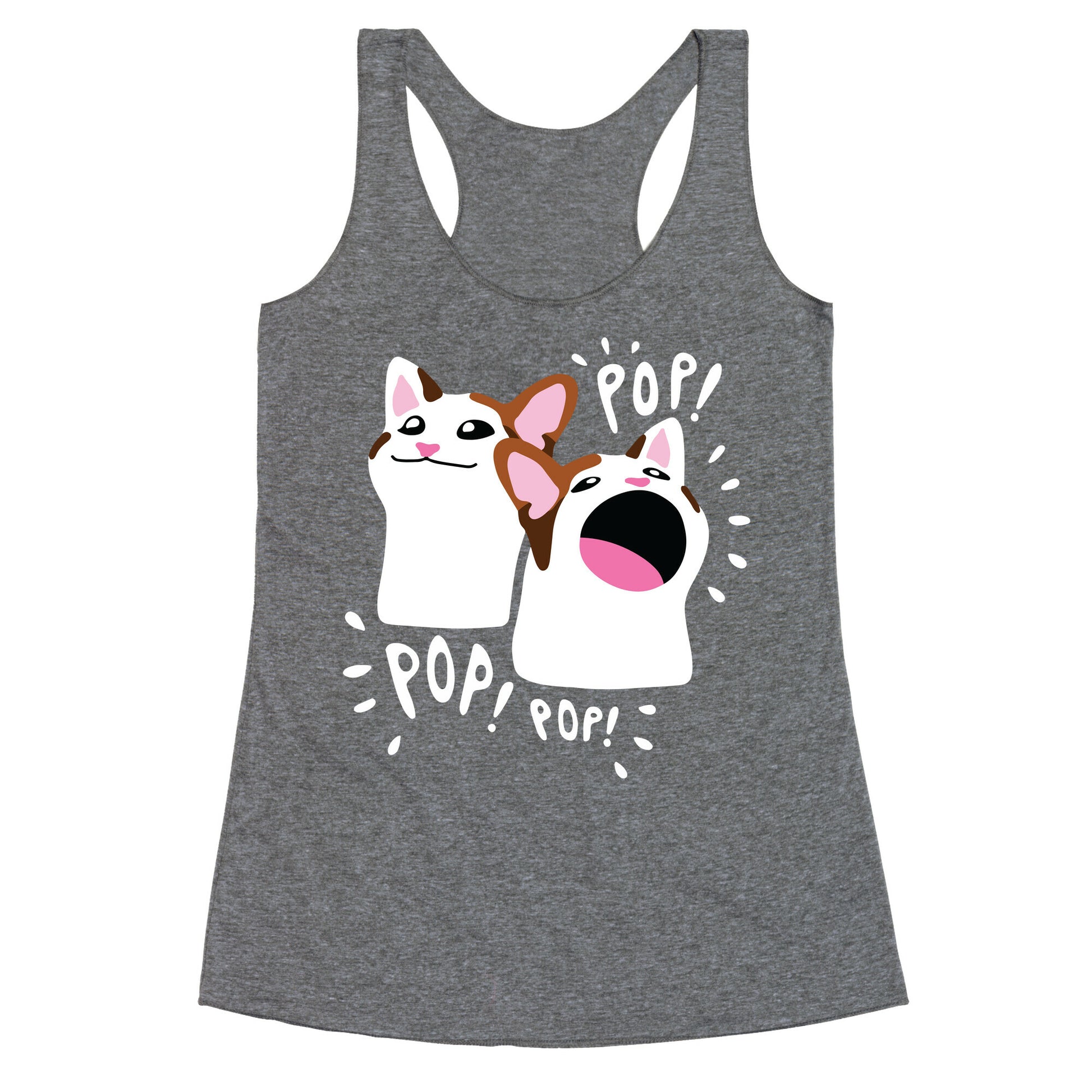 Pop Cat Racerback Tank