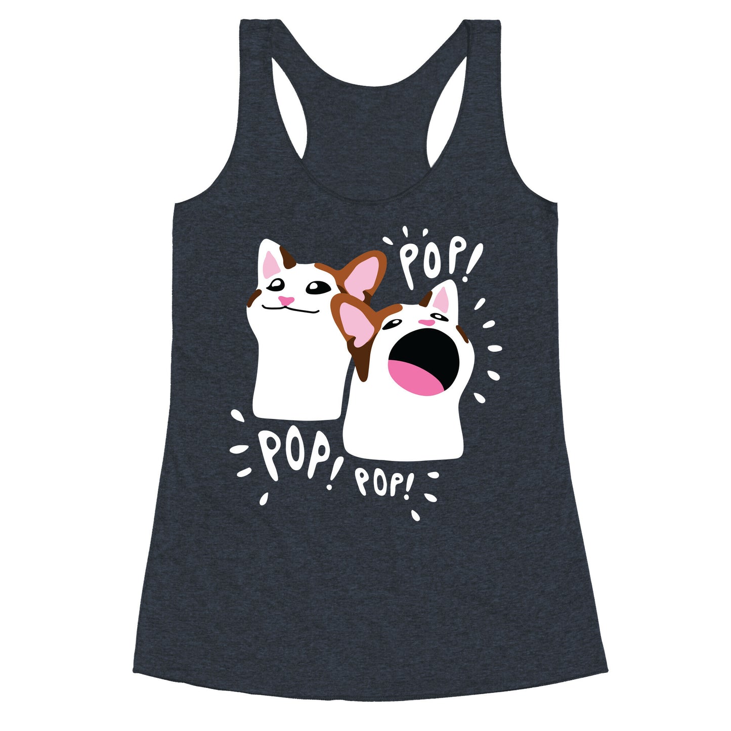 Pop Cat Racerback Tank