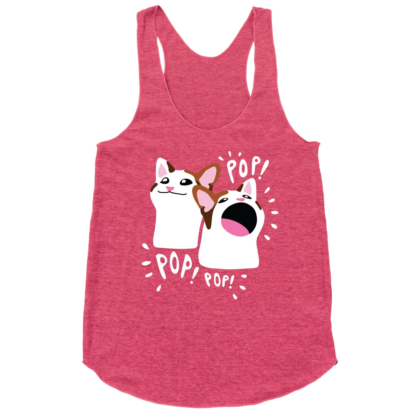 Pop Cat Racerback Tank