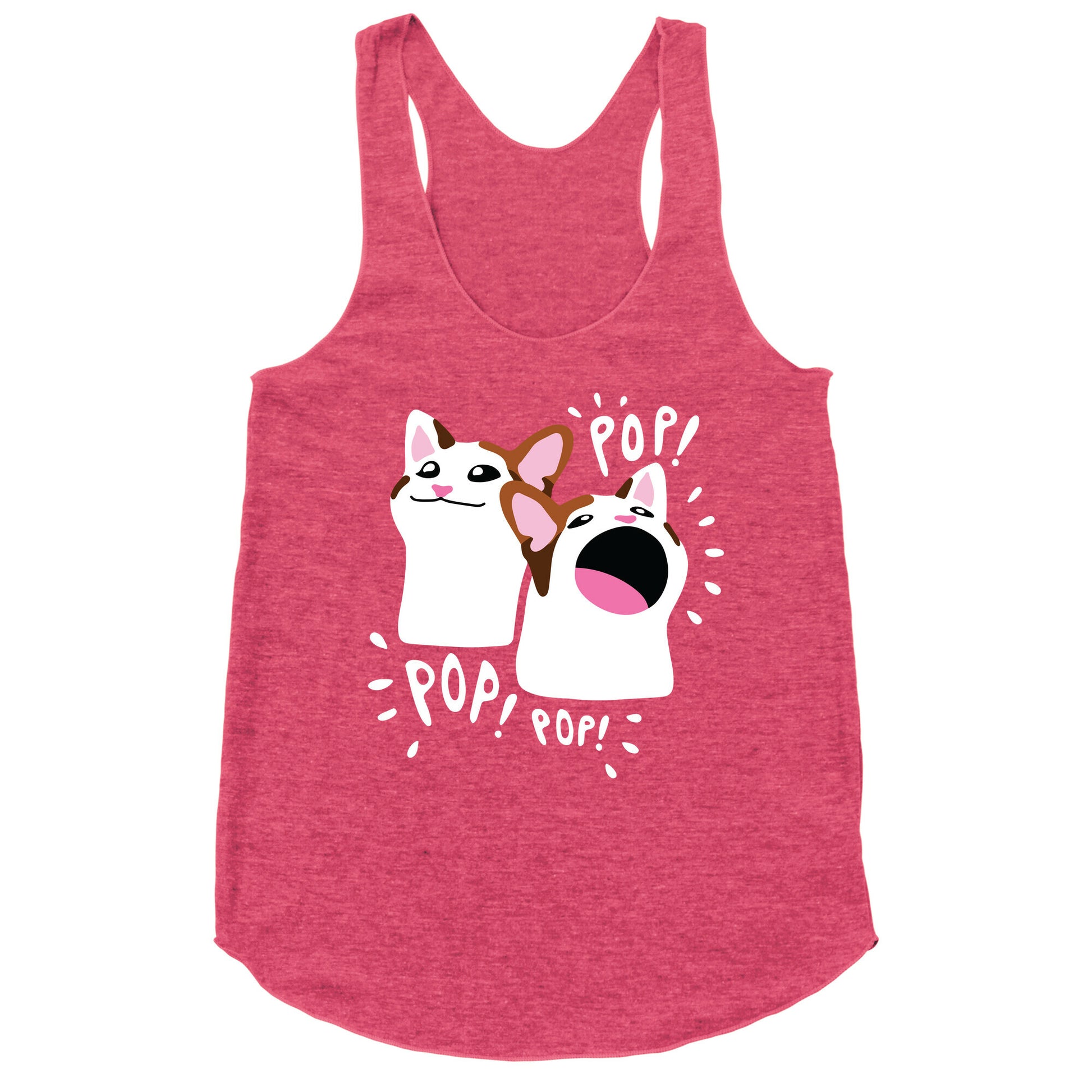 Pop Cat Racerback Tank
