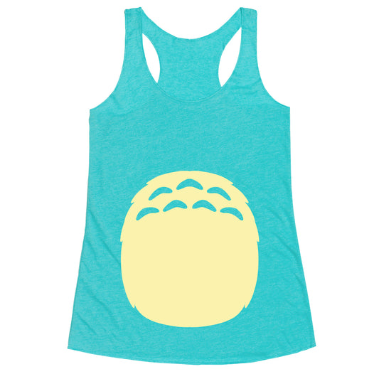 Totoro Tummy Racerback Tank