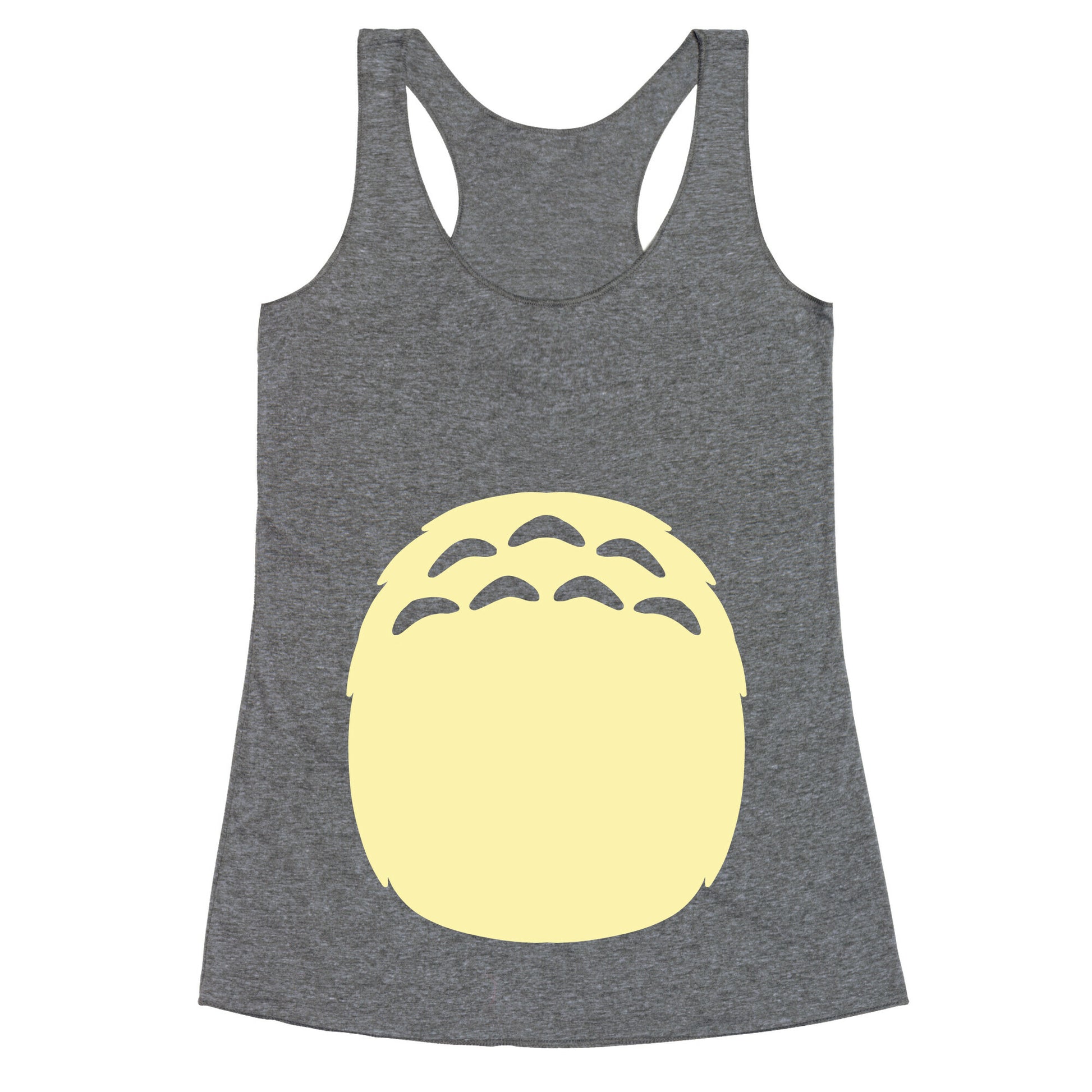 Totoro Tummy Racerback Tank
