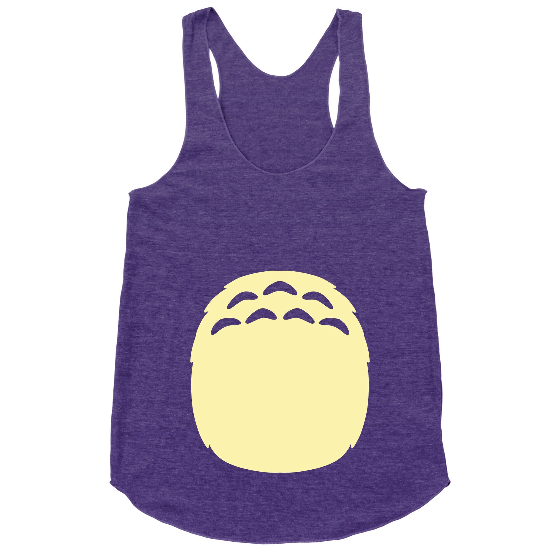 Totoro Tummy Racerback Tank
