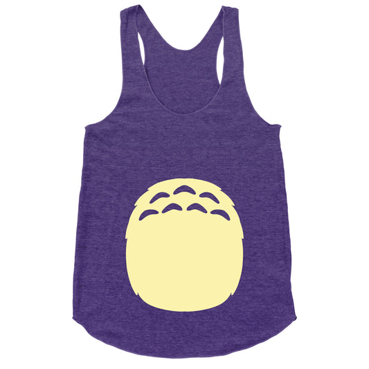 Totoro Tummy Racerback Tank