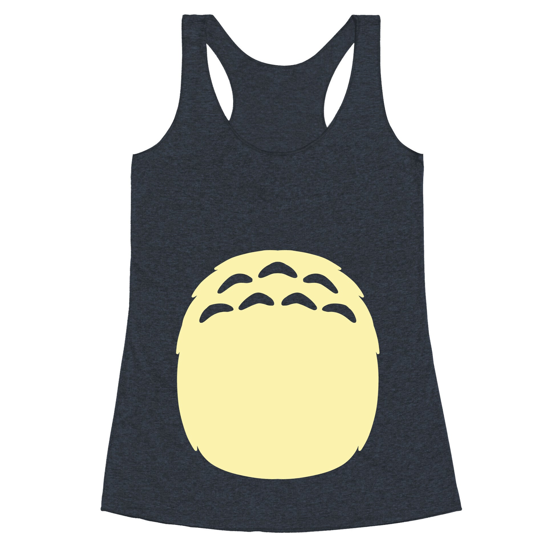 Totoro Tummy Racerback Tank
