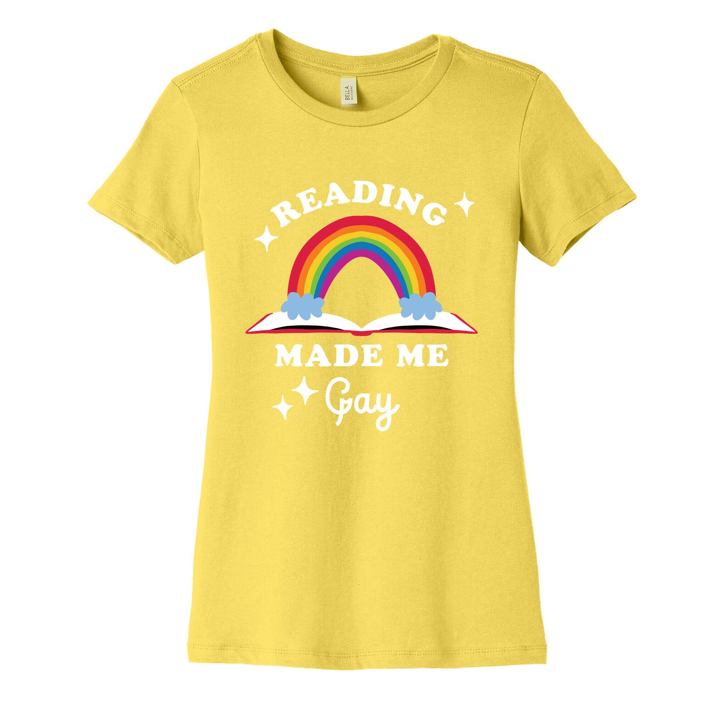 Reading Made Me Gay Women's Cotton Tee