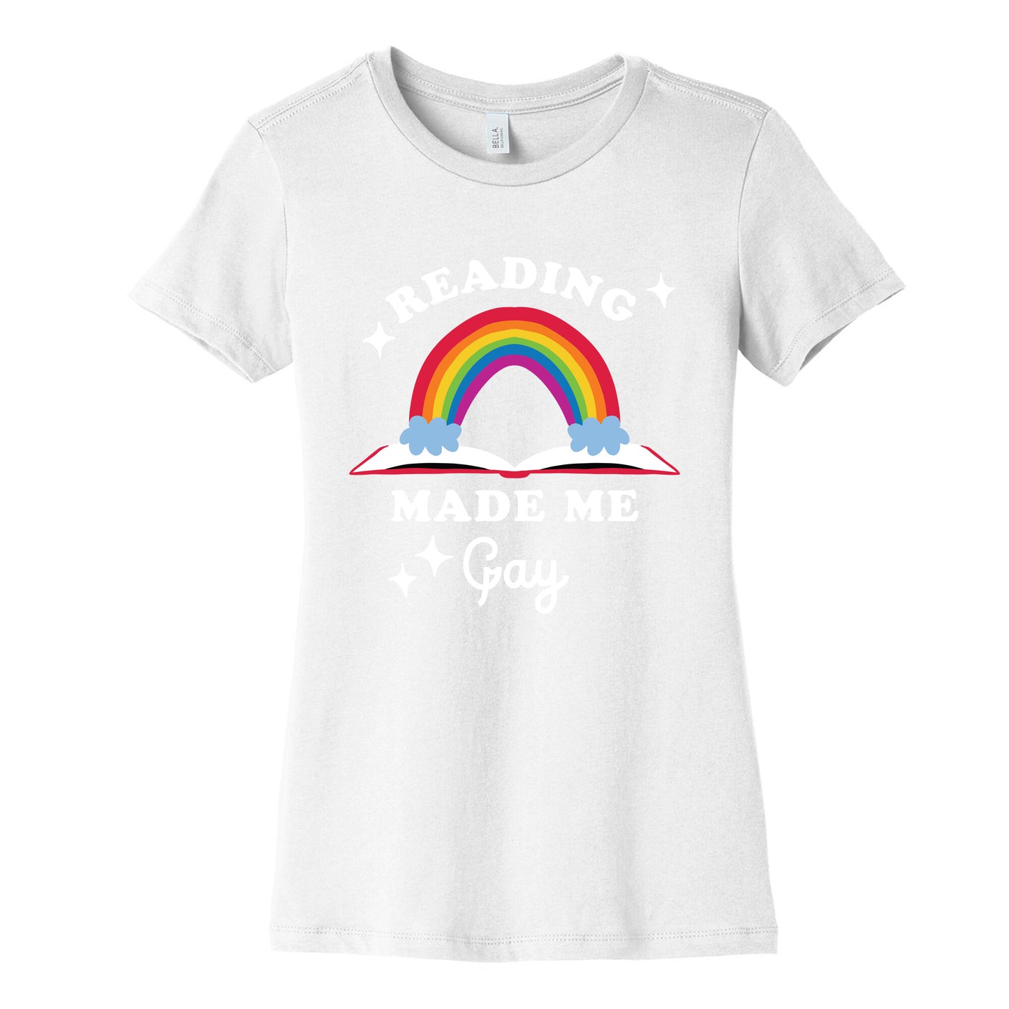 Reading Made Me Gay Women's Cotton Tee