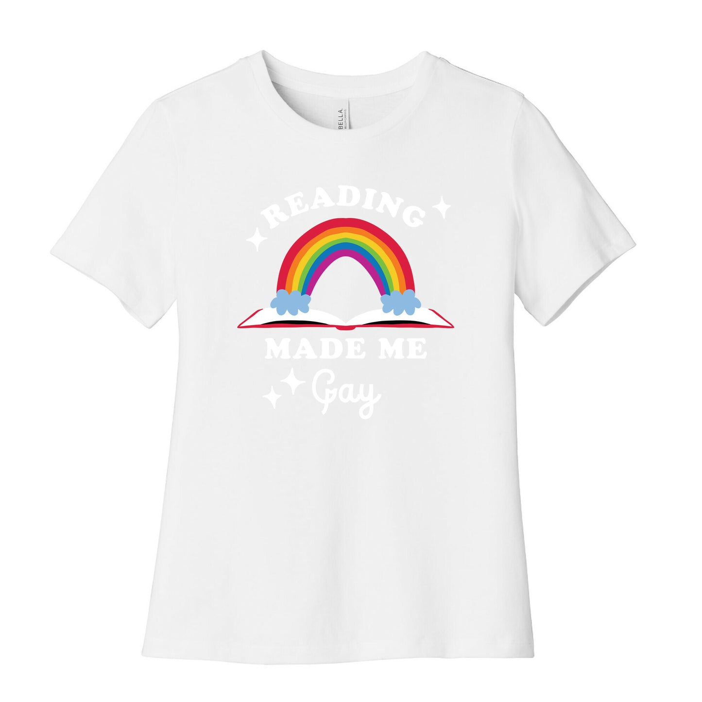 Reading Made Me Gay Women's Cotton Tee