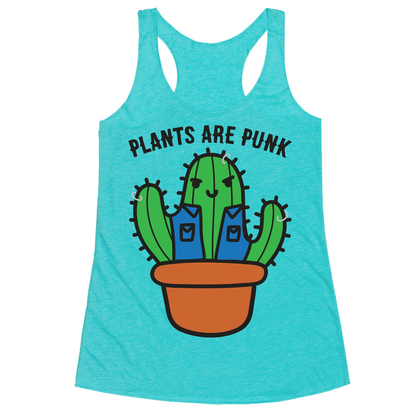 Plants Are Punk Racerback Tank