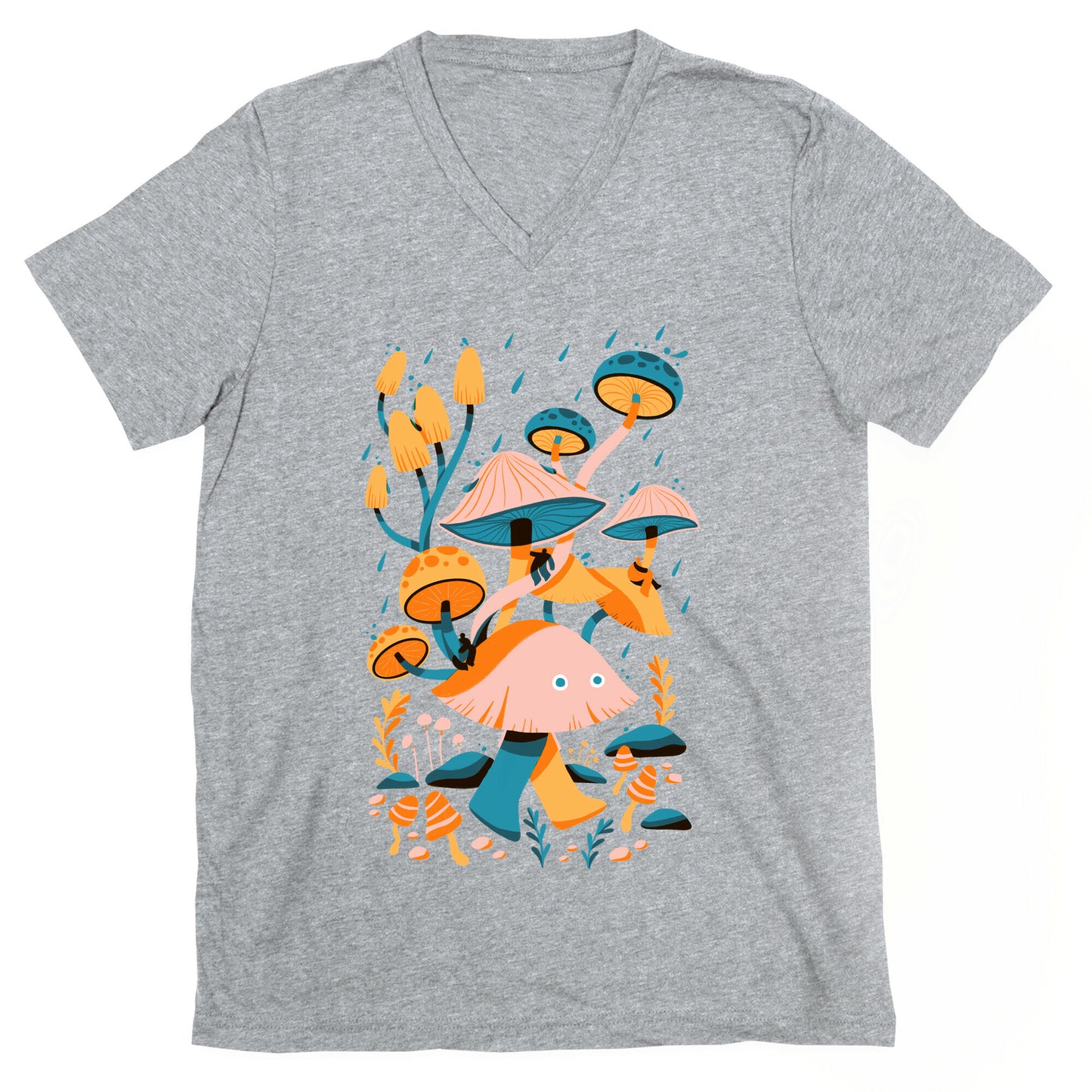 Mushroom Forest Spirits V-Neck