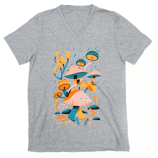 Mushroom Forest Spirits V-Neck