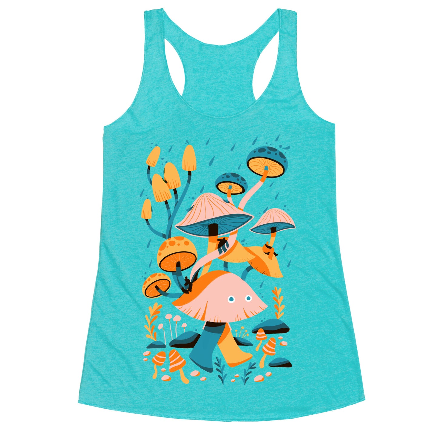 Mushroom Forest Spirits Racerback Tank