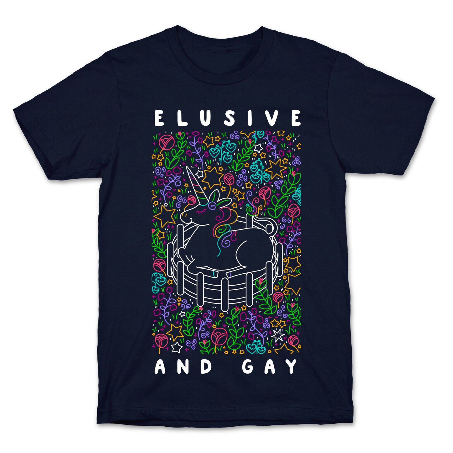 Elusive And Gay Unicorn T-Shirt