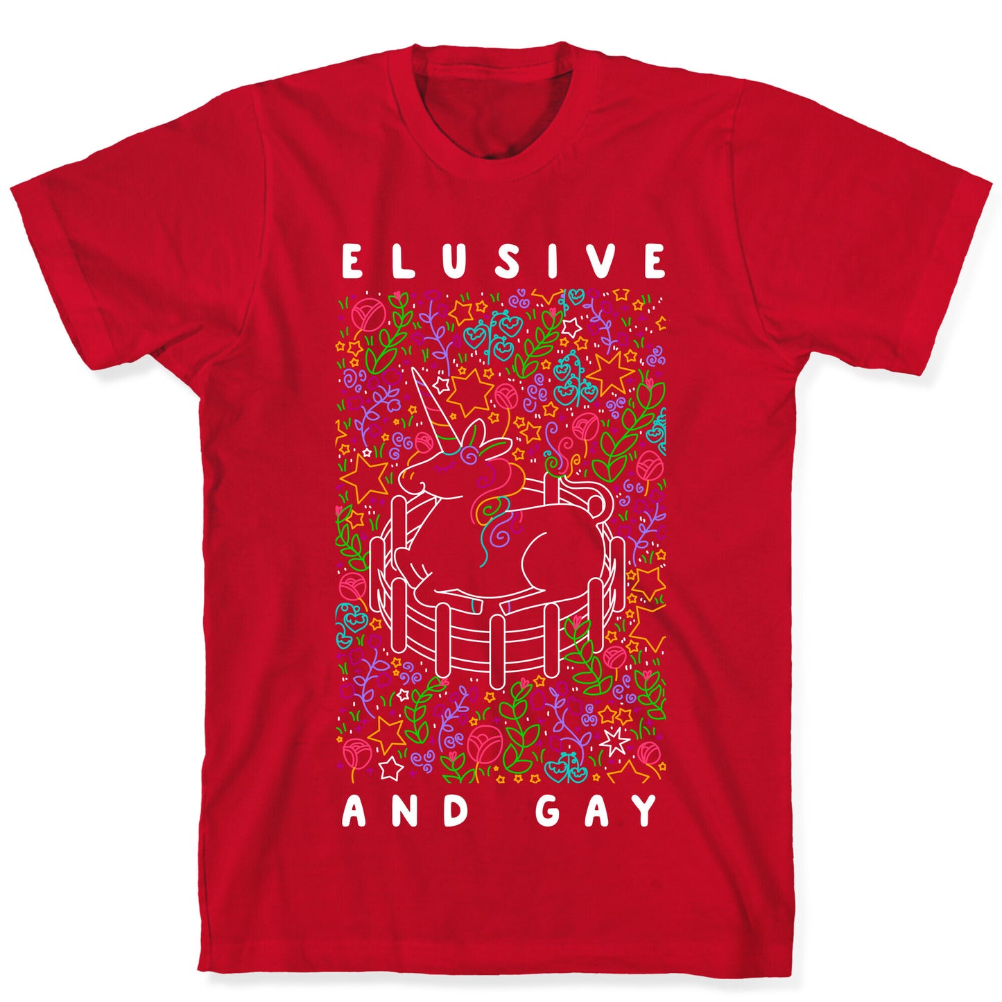 Elusive And Gay Unicorn T-Shirt