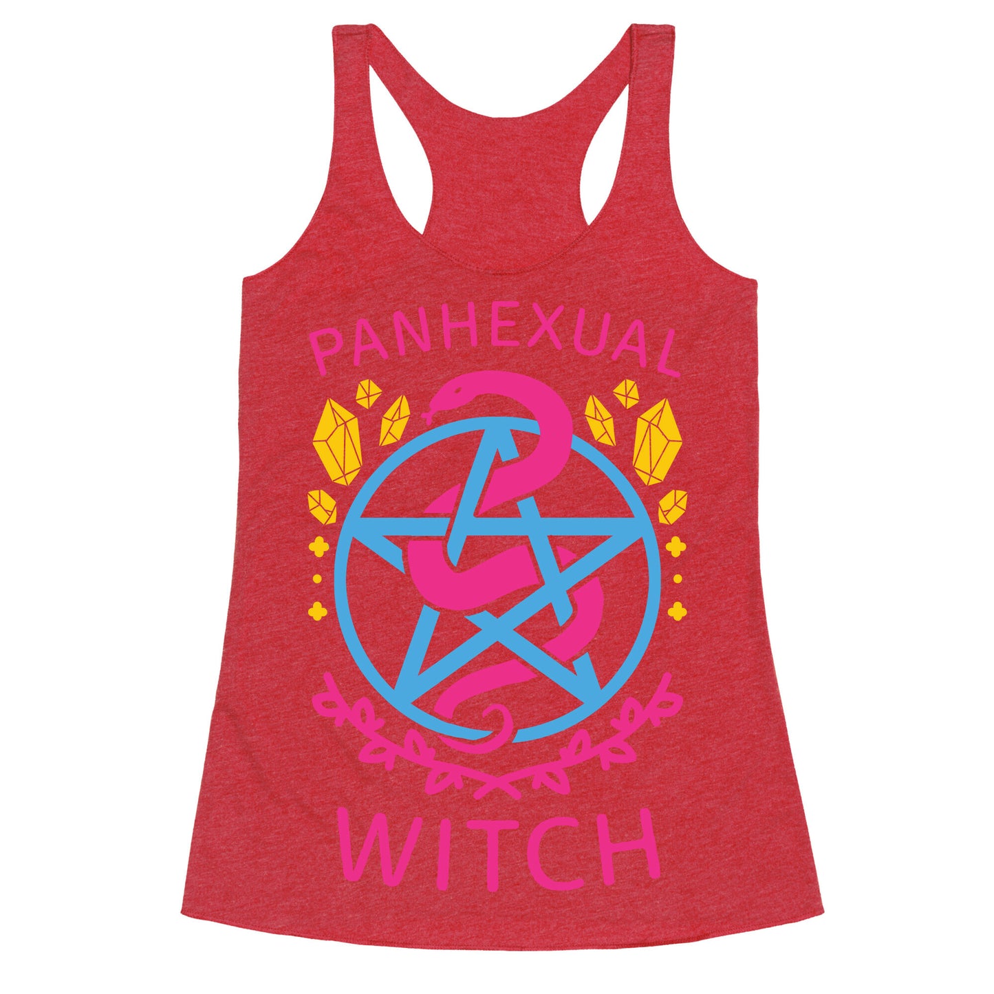 Panhexual Witch Racerback Tank