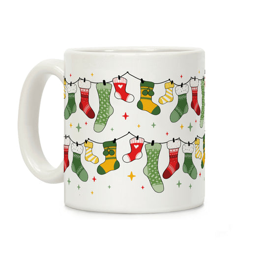 Stockings Pattern Coffee Mug