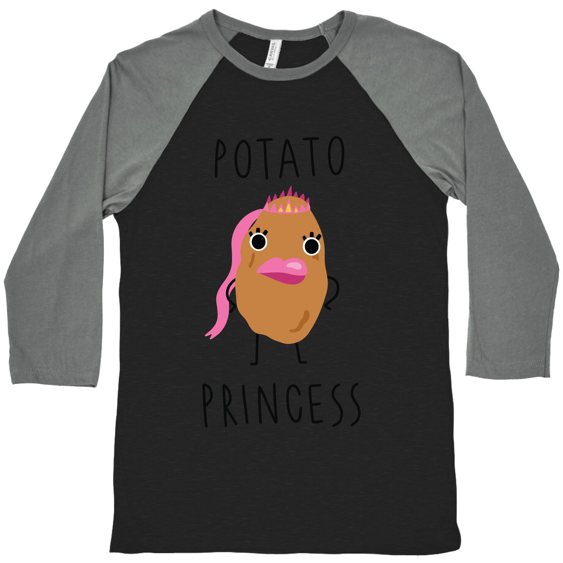 Potato Princess Baseball Tee