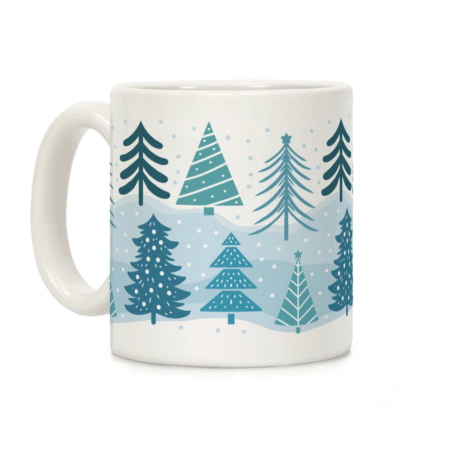 Christmas Tree Pattern Coffee Mug