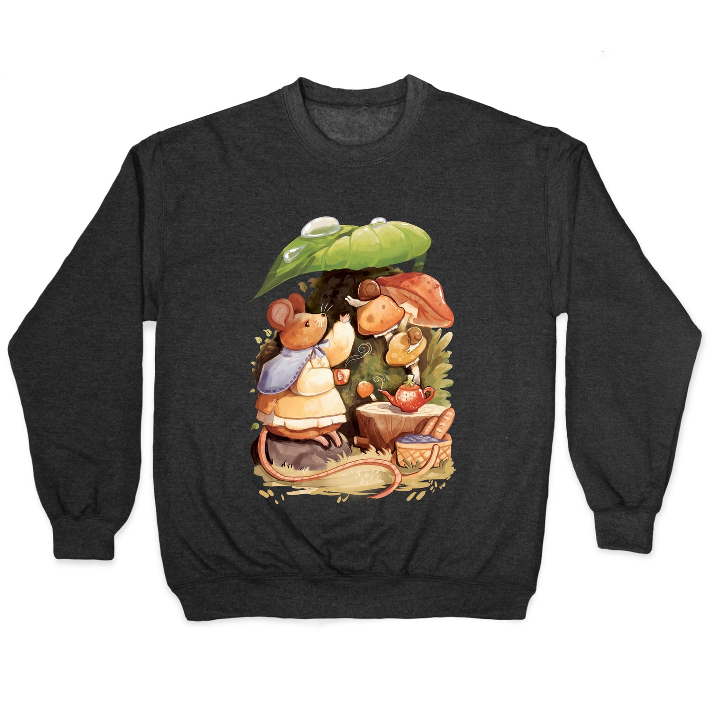 Mouse Tea Time Crewneck Sweatshirt
