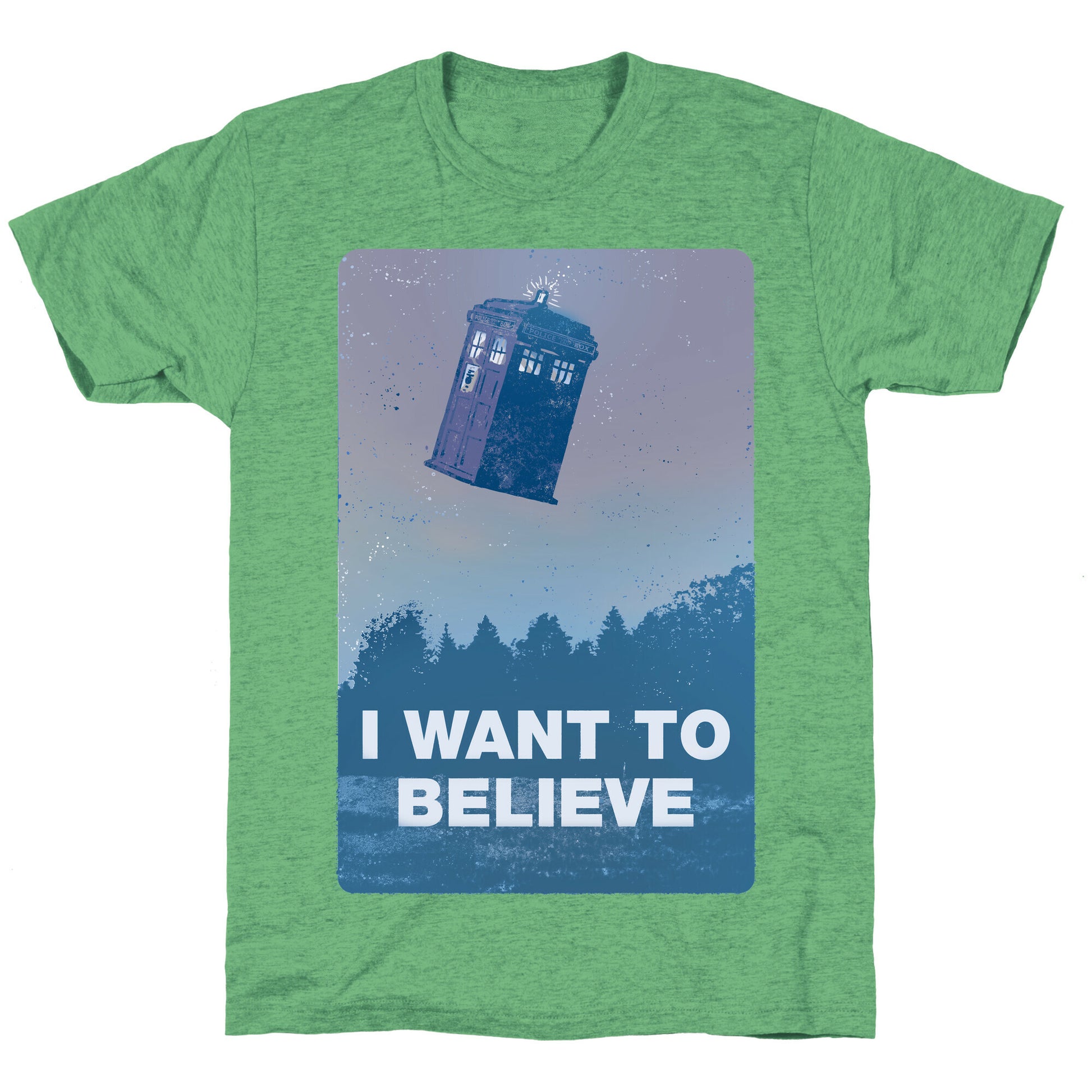 I Want To Believe (Doctor Who) Unisex Triblend Tee