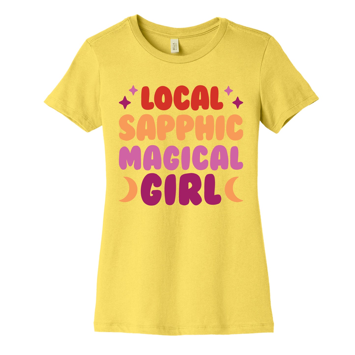 Local Sapphic Magical Girl Women's Cotton Tee