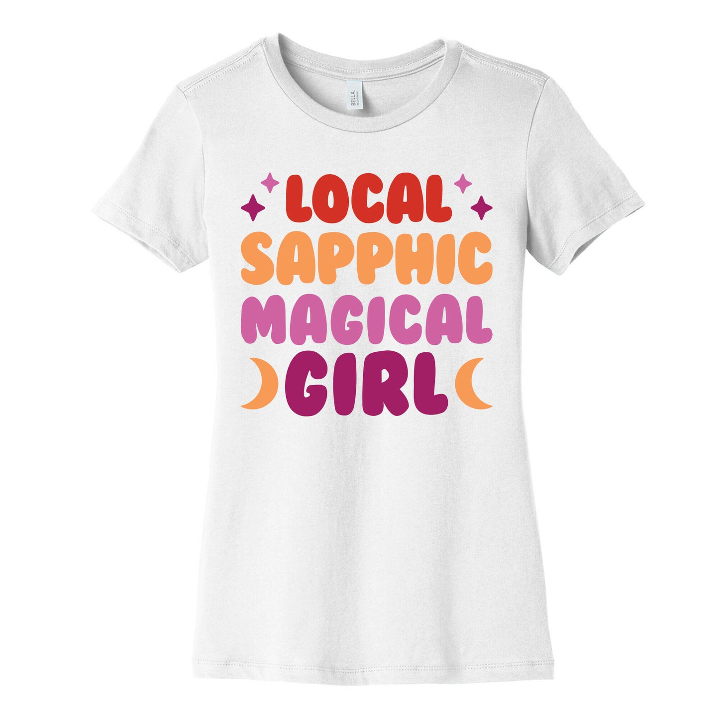 Local Sapphic Magical Girl Women's Cotton Tee