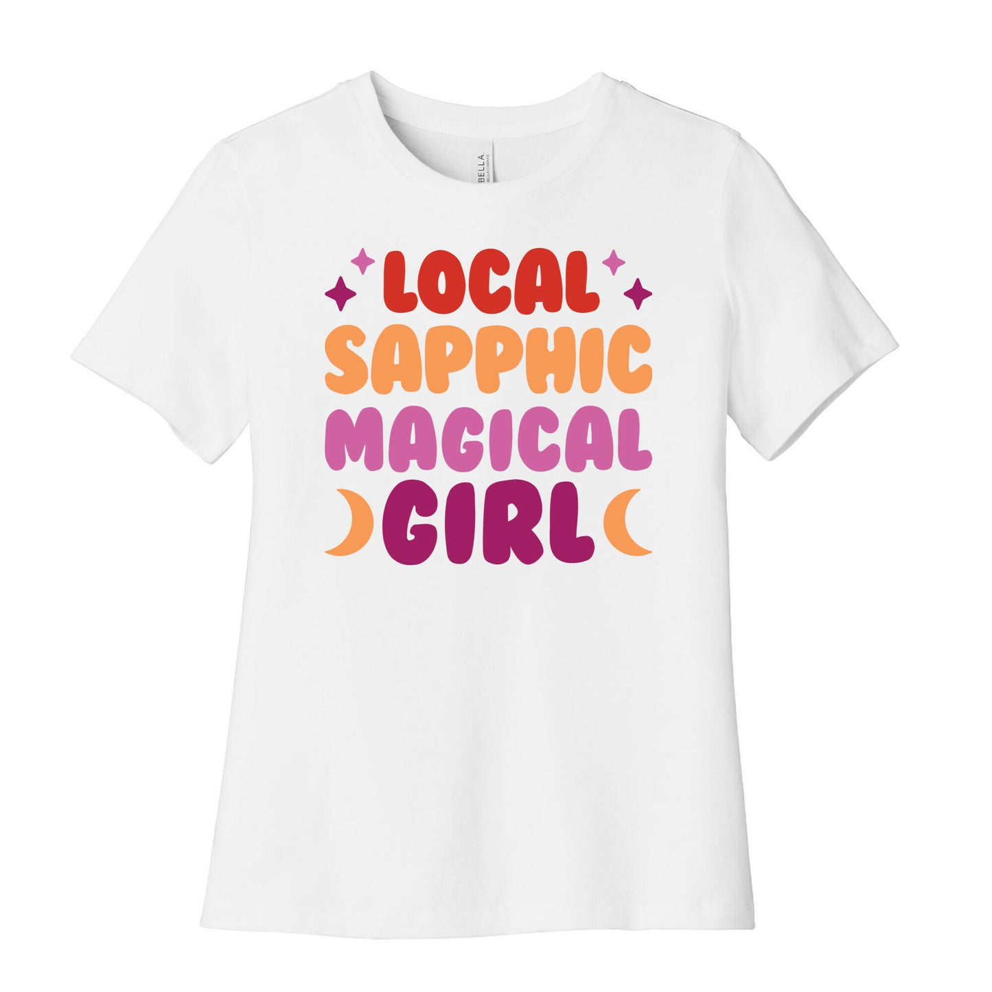Local Sapphic Magical Girl Women's Cotton Tee