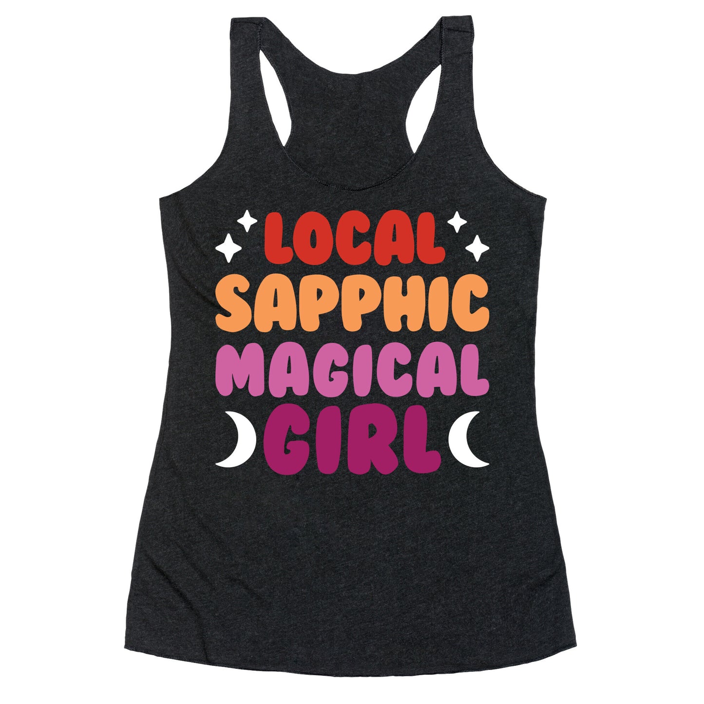 Local Sapphic Magical Girl Racerback Tank
