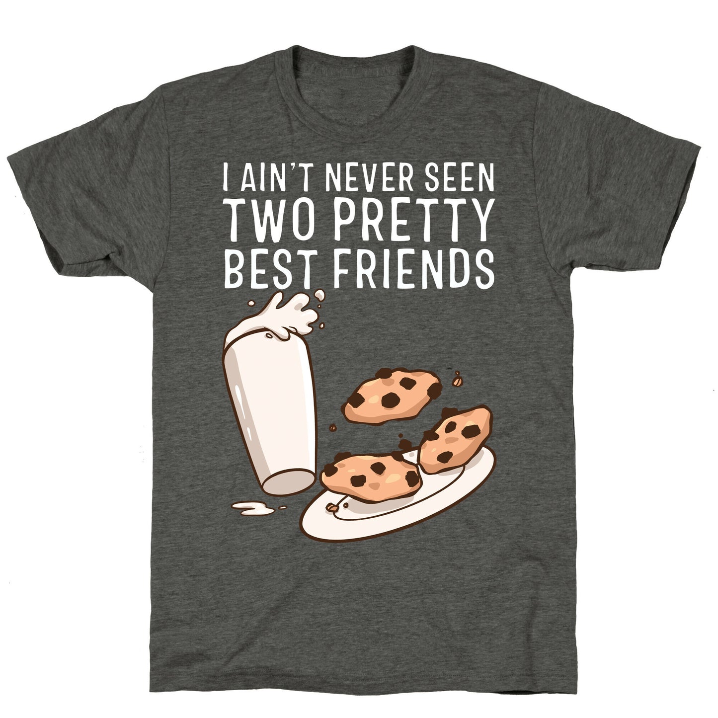 Best Friends Milk N' Cookies Unisex Triblend Tee