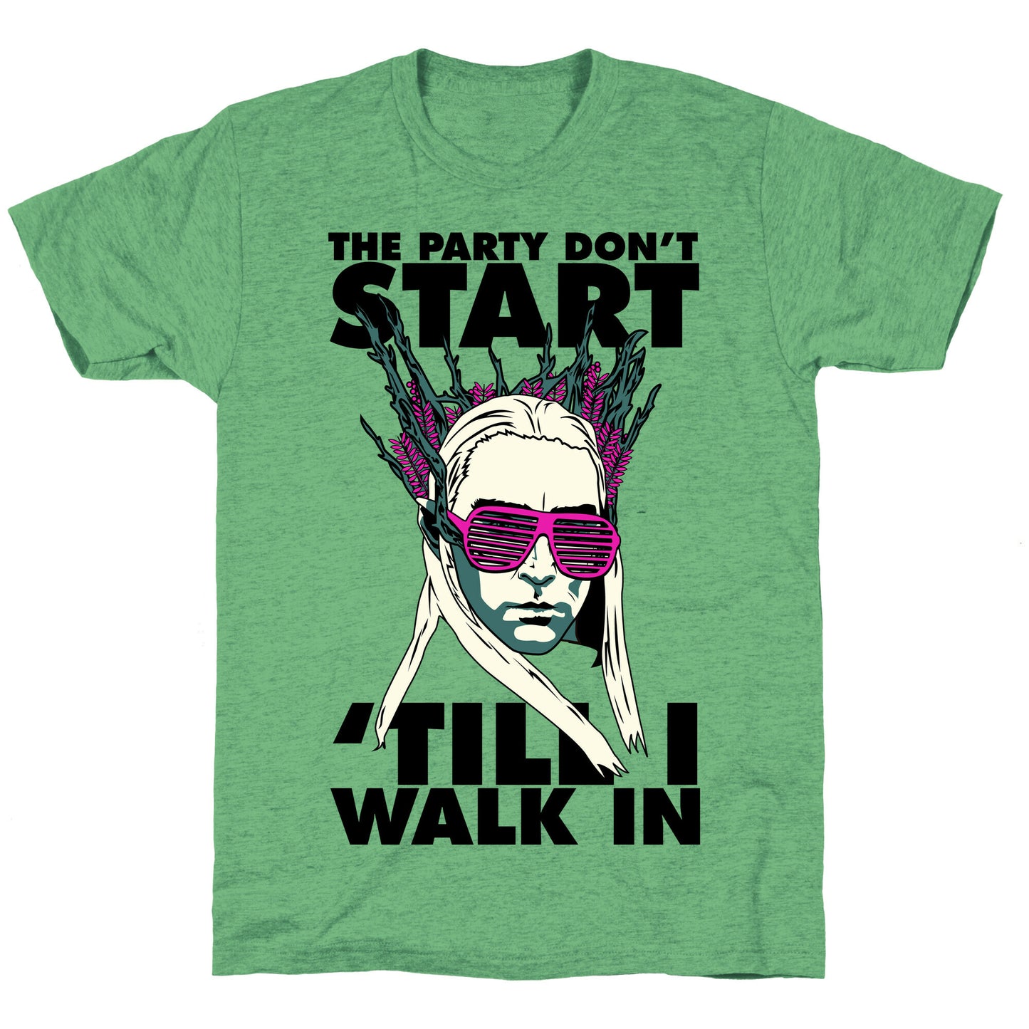 Thranduil Elvish Lord of the Party Unisex Triblend Tee