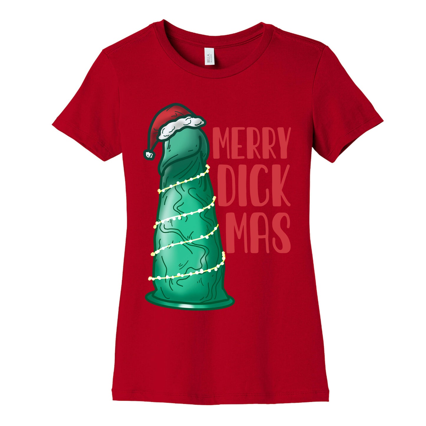 Merry Dickmas Women's Cotton Tee