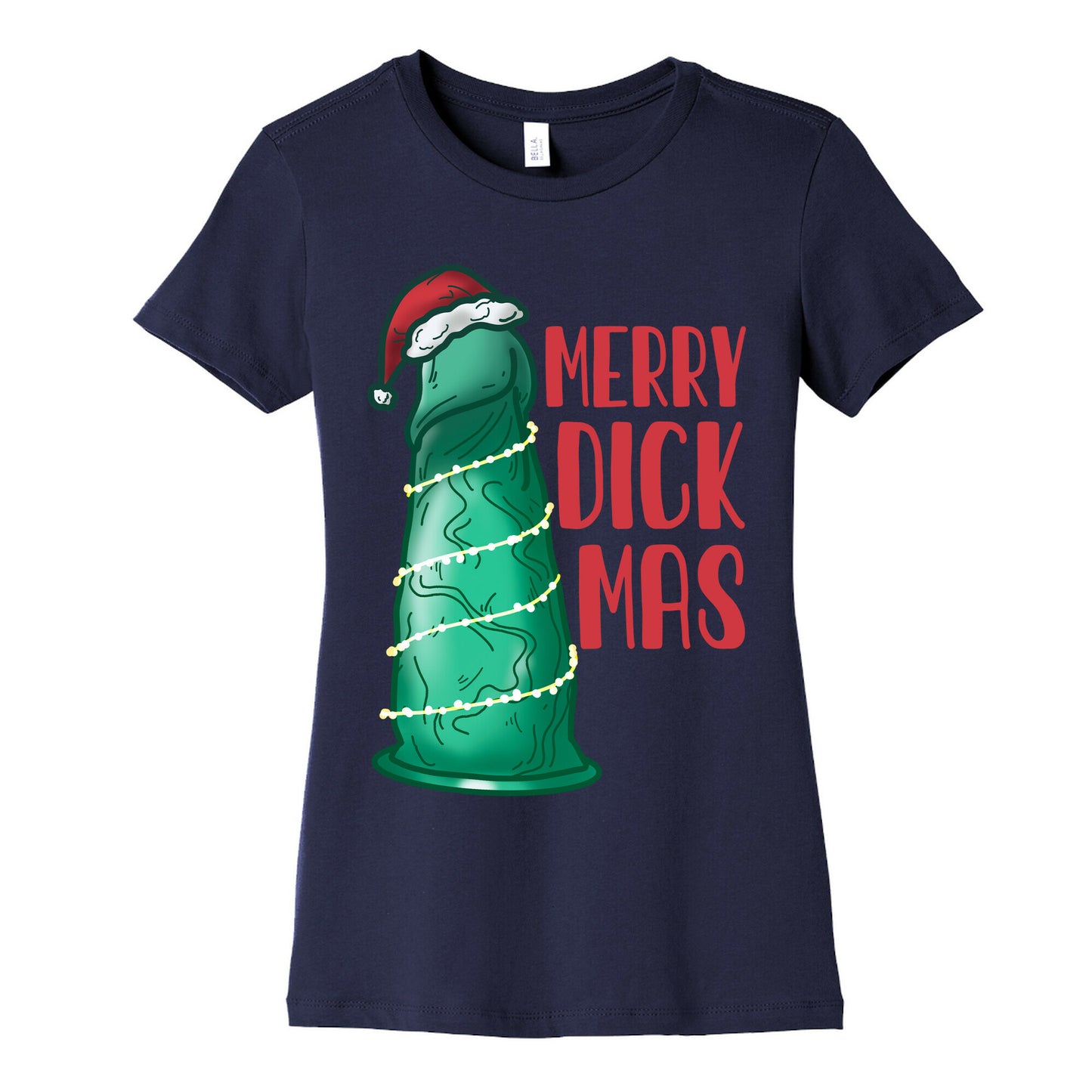 Merry Dickmas Women's Cotton Tee