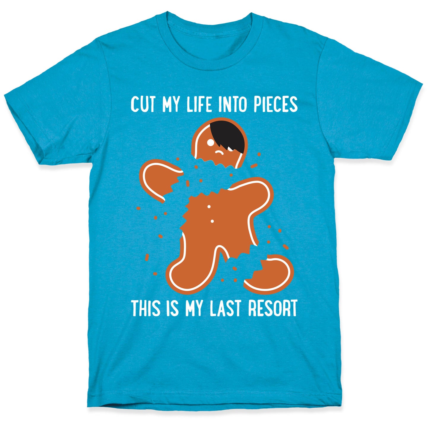 Cut My Life Into Pieces Gingerbread Unisex Triblend Tee