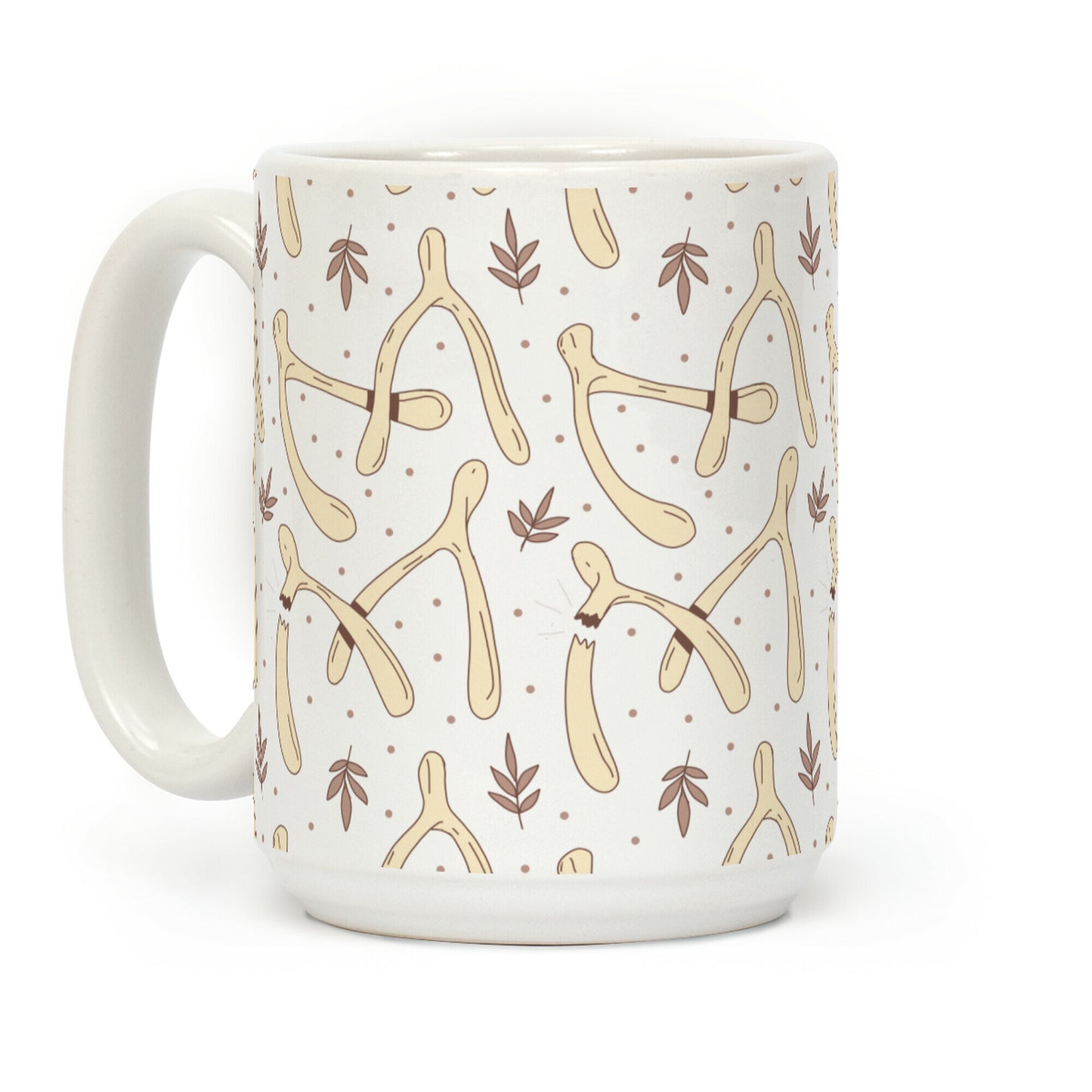 Wish bone Pattern Coffee Mug