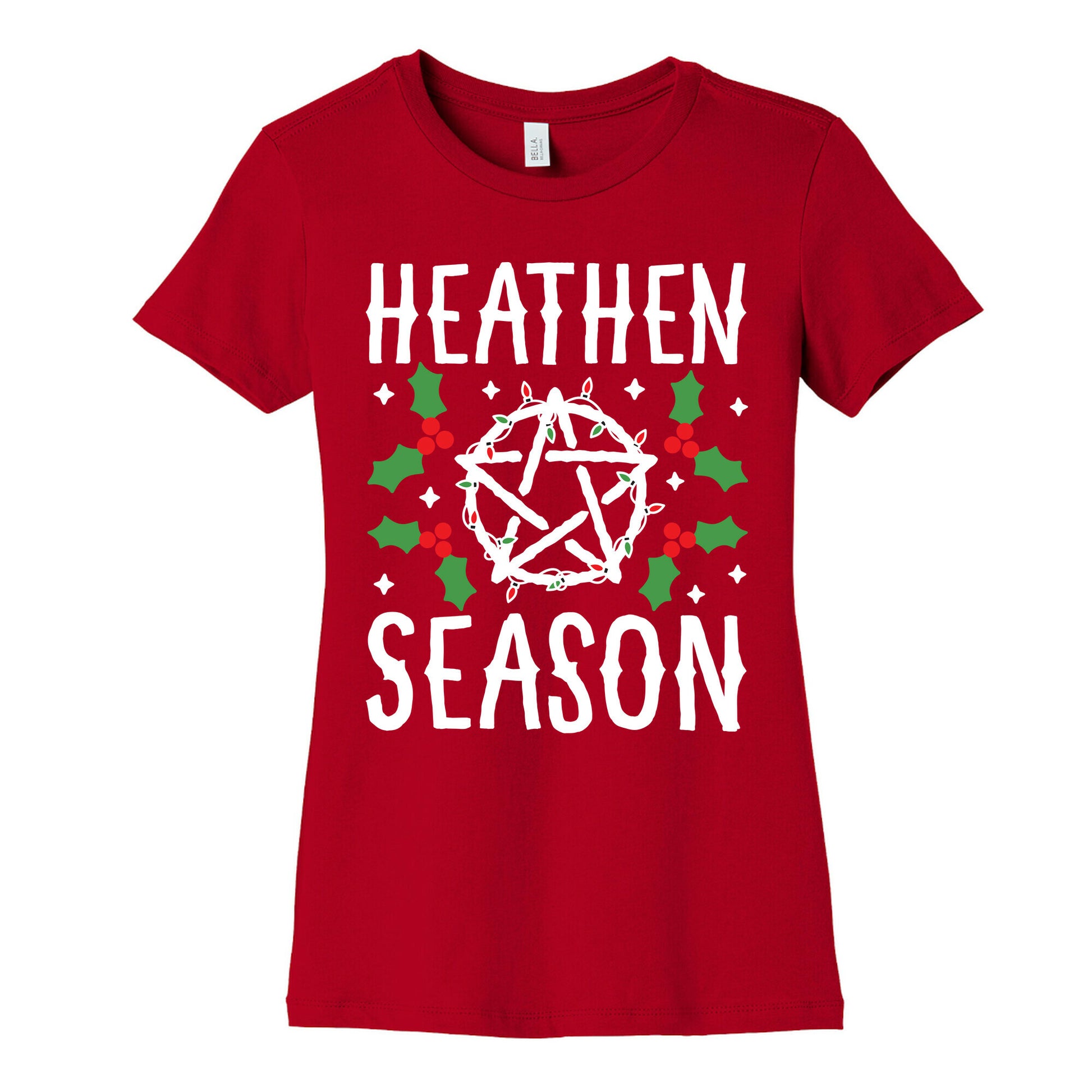 Heathen Season Christmas Women's Cotton Tee